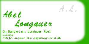 abel longauer business card